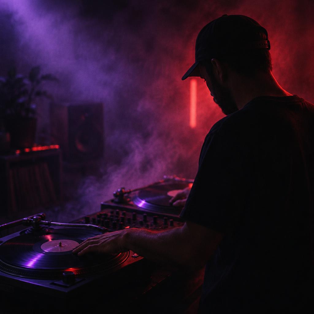 D.J. Gohann at the decks (placeholder photo)